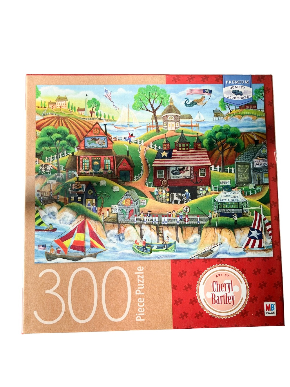 Cheryl Bartley 300-Piece Nautical Village Puzzle -Excellent- - Picture 2 of 4